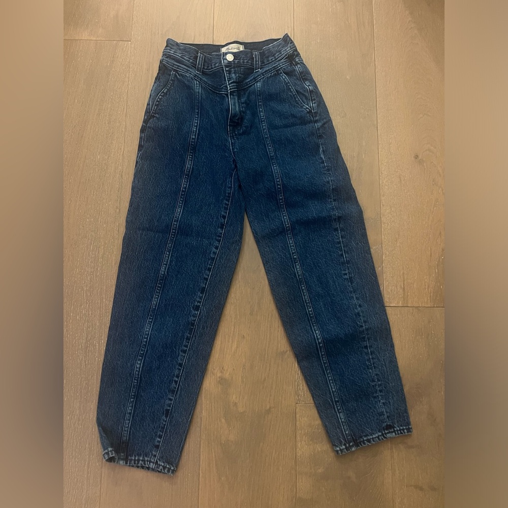 Dark Wash Balloon Style Madewell Jeans Size:23